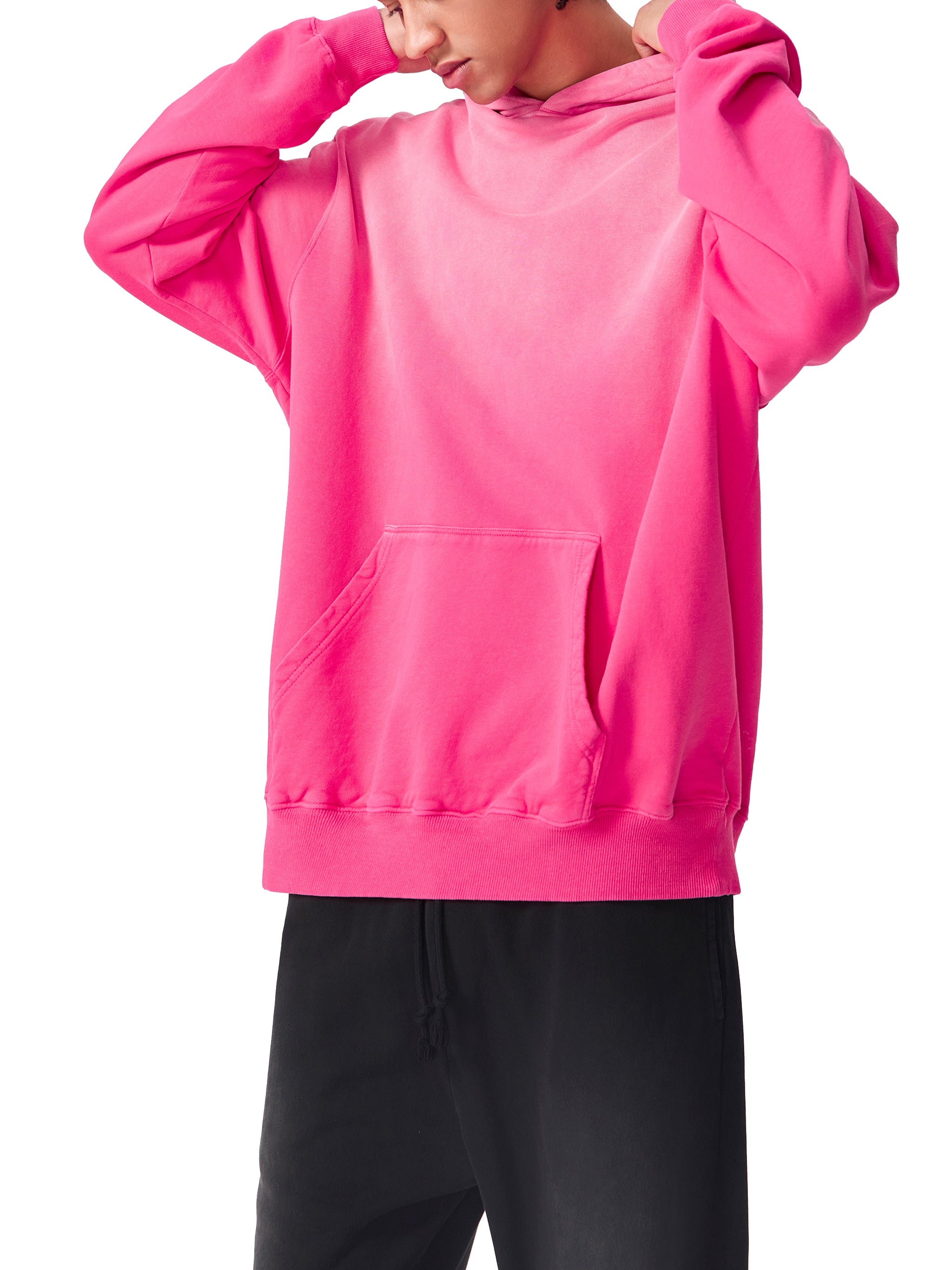 Unisex "No Weapon" Heavyweight Sunfade Oversized Hoodie