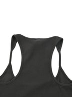 Women's" Slim Fit Ribbed Racerback Tank – Heart Graphic