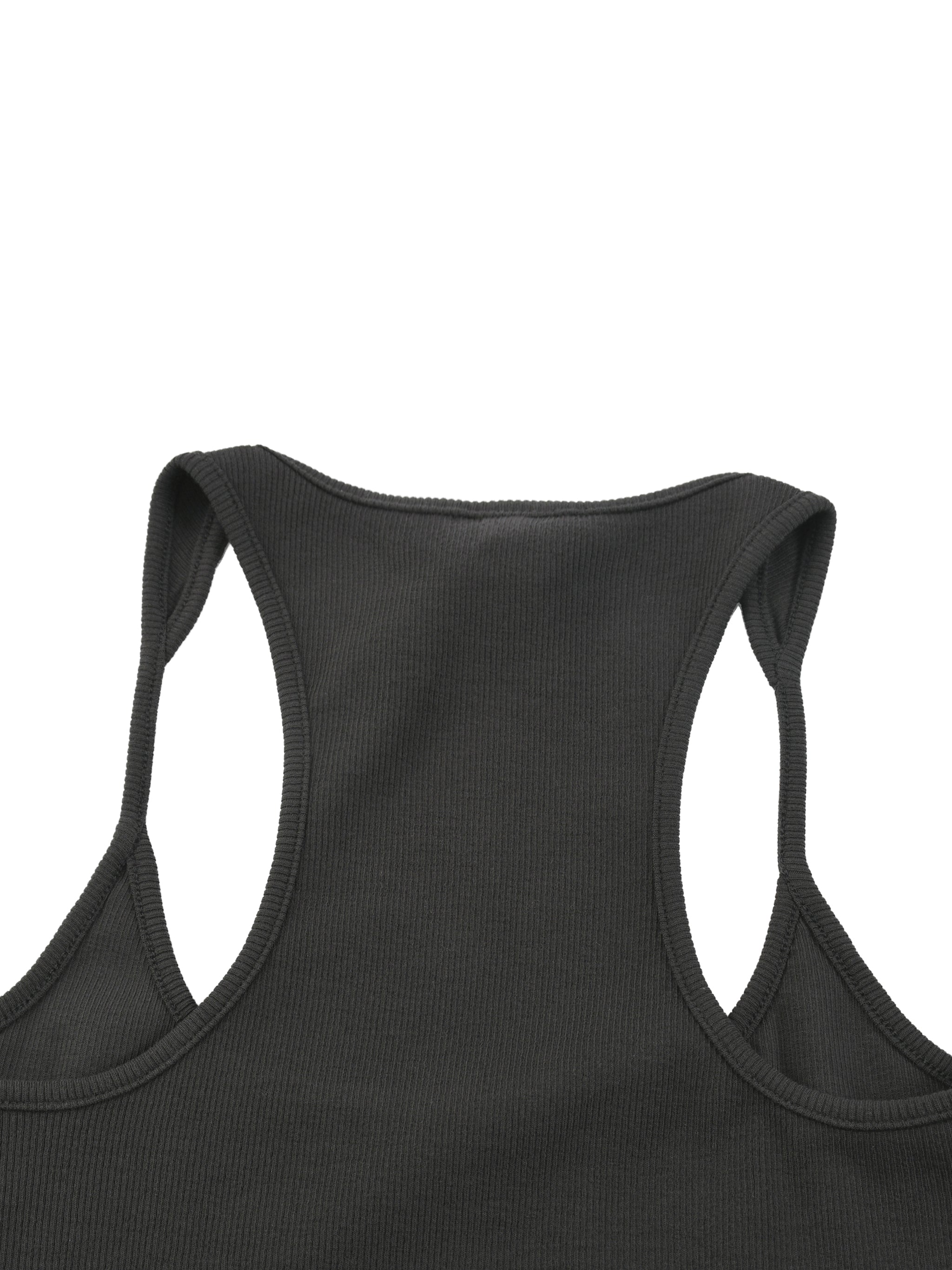 Women's" Slim Fit Ribbed Racerback Tank – Heart Graphic
