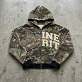 Woodland Status – Rhinestone Camo Cropped Hoodie