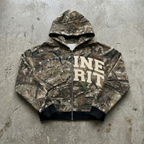 Woodland Status – Rhinestone Camo Cropped Hoodie