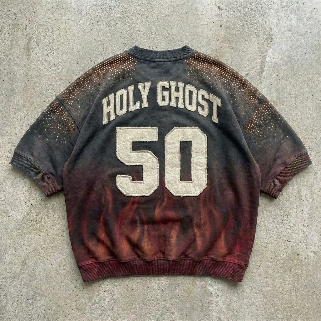 Spirit Flame - Vintage Black Short Sleeve Jersey