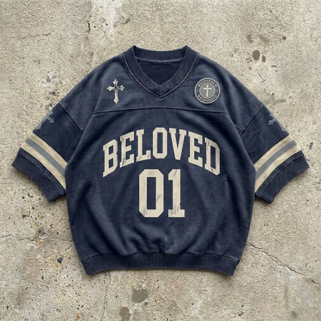 Beloved 01 Washed V-Neck Jersey
