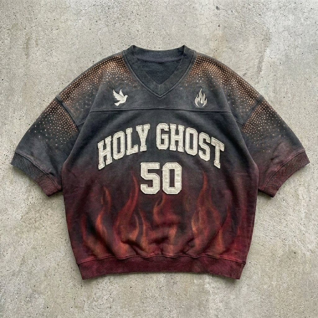 Spirit Flame - Vintage Black Short Sleeve Jersey