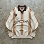Believer Collegiate Knit Sweater
