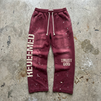 Redeemed Proverbs 3:5 Distressed Sweatpants