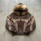 Heaven Bound – Fur-Trimmed Patchwork Jacket