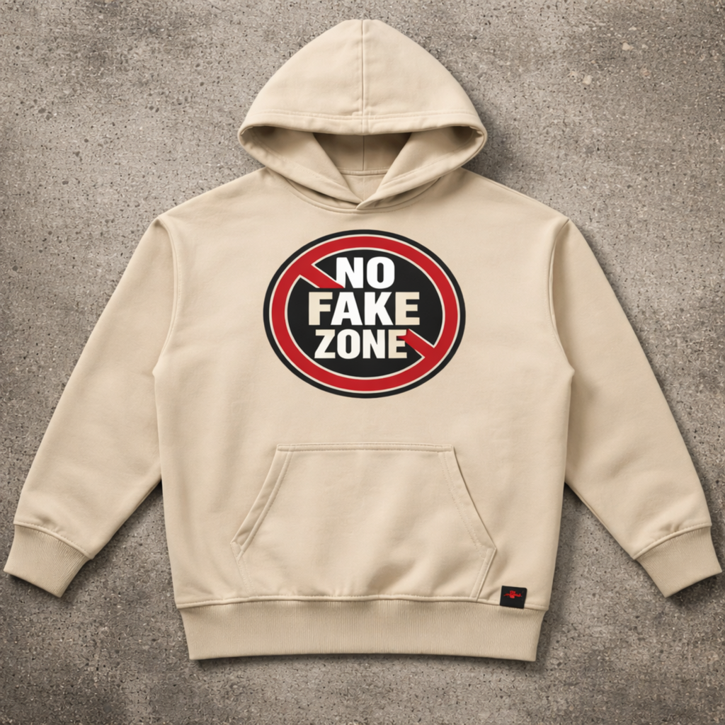 “No Fakes Here” Hoodie