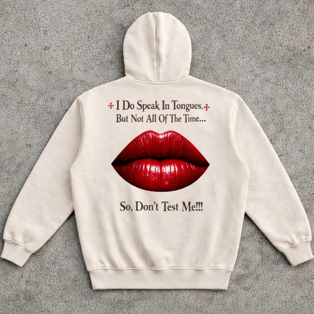 “The Tongue Cuts Deeper” Hoodie